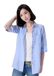 襯衫女士中長款TMCS-013 襯衫女士中長款TMCS-013