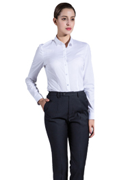 女長袖關(guān)門領(lǐng)襯衣GW6032 女長袖關(guān)門領(lǐng)襯衣GW6032